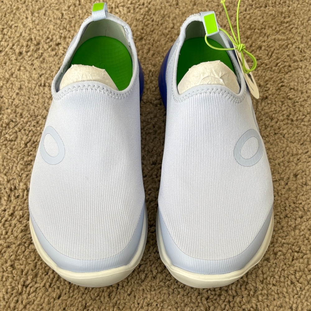 OOFOS OOmg sport slip on shoe in Purple Jade Fade